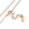 Brass Micro Pave Cubic Zirconia Star Pendant Necklaces NJEW-JN03283-02-4