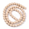 Natural Fossil Beads Strands X-G-E110-6mm-2-6
