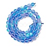 Synthetic Moonstone Beads Strands G-E573-01A-19-2
