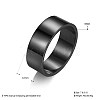 Men's Titanium Steel Finger Rings RJEW-BB19728-9B-2