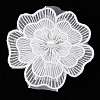 CHGCRAFT 12Pcs 12 Style Flower/Butterfly Polyester Embroidery Sew on Clothing Patches PATC-CA0001-10-3