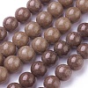 Natural Mashan Jade Beads Strands G-I227-01-8mm-A30-1
