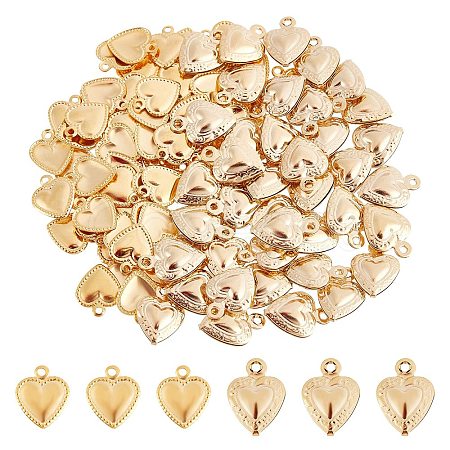 DICOSMETIC 120Pcs 2 Style 304 Stainless Steel Charms STAS-DC0002-43-1