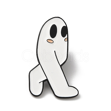 Halloween Funny Ghost Enamel Pins JEWB-P030-B01-1