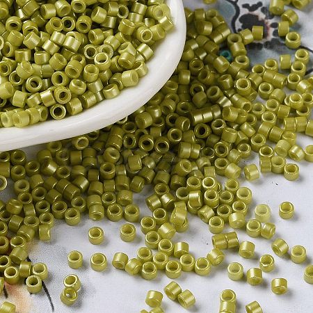 Baking Paint Glass Seed Beads SEED-S042-15A-07-1