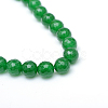 Natural White Jade Bead Strands X-G-R346-8mm-01-2