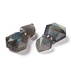 Hexagon Natural Labradorite Perfume Bottle Pendants G-H241-03B-P-2