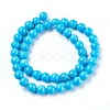 Natural Magnesite Beads Strands TURQ-P027-28A-8mm-2