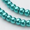 Glass Pearl Beads Strands X-HY-3D-B52-2