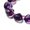 Natural Purple Fluorite Beads Strands G-NH0032-A02-02-4