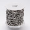 304 Stainless Steel Curb Chains CHS-K005-02P-0.8mm-2