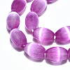 Dyed Natural Selenite Beads Strands G-T138-232F-3