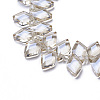 Electroplate Glass Beads Strands EGLA-E057-03B-02-3