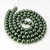 Glass Pearl Round Loose Beads For Jewelry Necklace Craft Making X-HY-6D-B59-2