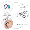 ARRICRAFT 8Pcs 4 Colors 304 Stainless Steel Simple Plain Band Finger Ring for Women RJEW-AR0002-01-4