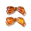 Imitation Amber Transparent Acrylic Beads X-MACR-D071-02A-3
