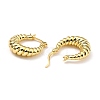 Brass Hoop Earrings EJEW-D273-02G-2