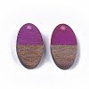 Resin & Walnut Wood Pendants RESI-S358-71B-2