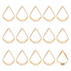 BENECREAT 16PCS Brass Pendants KK-BC0011-50-1