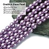 Eco-Friendly Glass Pearl Beads Strands HY-A008-14mm-RB056-3