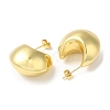 Rack Plating Brass Arch Stud Earrings EJEW-Q766-14G-2