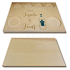 Wooden Wine Serving Tray AJEW-WH0269-009-4