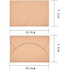 Kraft Paper Greeting Cards and Kraft Paper Envelopes Sets DIY-NB0002-08-2