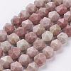 Natural Rhodonite Beads Strands G-J376-64-10mm-1