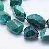 Natural Chrysocolla Beads Strands G-F531-09-D-3