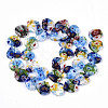 Handmade Millefiori Lampwork Beads Strands X-LAMP-N023-001H-2