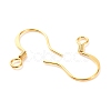 Brass Earring Hooks KK-F824-015A-G-2