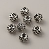 Tibetan Style Alloy European Beads FIND-TAC0002-065H-01-2