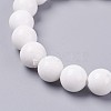 Natural Mashan Jade Beaded Stretch Bracelet X-BJEW-P207-34-8mm-2