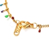 304 Stainless Steel Enamel Curb Chain Necklaces & Bracelet Set SJEW-JS01217-12