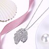 925 Sterling Silver Pendant Necklaces NJEW-BB30226-5