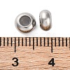 202 Stainless Steel Beads STAS-P238-10P-H-3