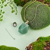 Nbeads Natural Green Aventurine Perfume Bottle Pendant G-NB0003-58B-2