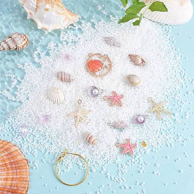 DIY Natural Shell Drop Earring Making Kit DIY-SZ0009-72-1