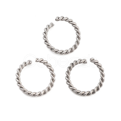 Tarnish Resistant 304 Stainless Steel Jump Rings STAS-F191-11P-C-1