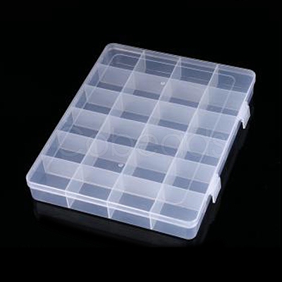 Transparent Plastic Bead Containers CON-YW0001-47-1