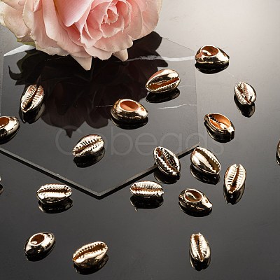 15Pcs UV Plated Freshwater Shell Pendants SHEL-FS0001-01-1