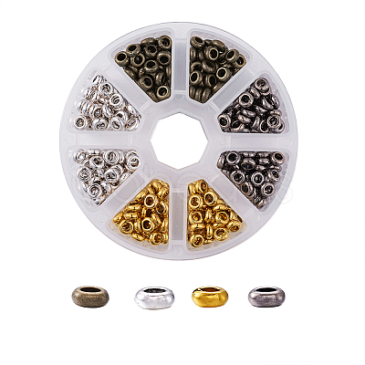 Kissitty Alloy Spacer Beads PALLOY-KS0001-01-1