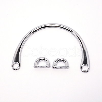 Zinc Alloy Bag Handles PALLOY-WH0076-20P-RS-1