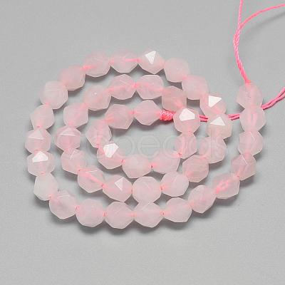 Natural Rose Quartz Beads Strands G-S149-06-6mm-1