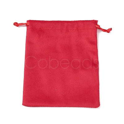 Velvet Jewelry Drawstring Storage Pouches ABAG-P013-02D-1