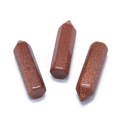 Synthetic Goldstone Pointed Beads G-G795-02-06B-1