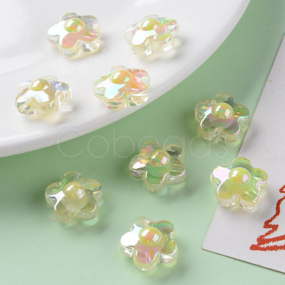 Transparent Acrylic Beads TACR-S152-09B-07-1