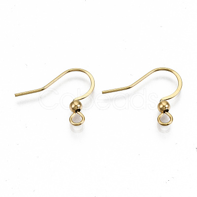 304 Stainless Steel French Earring Hooks STAS-S111-004G-NR-1