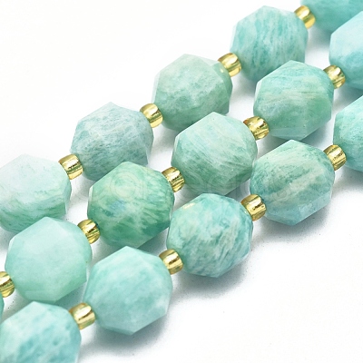 Natural Amazonite Beads Strands G-K303-A07-10mm-1