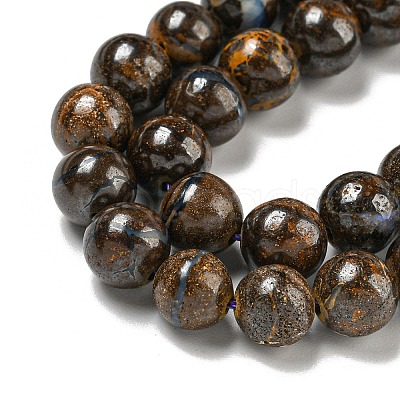 Natural Boulder Opal Beads Strands G-P544-A01-02-1